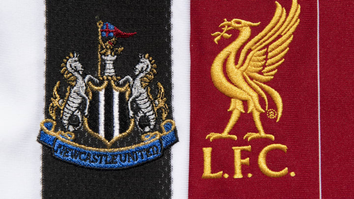The Liverpool and Newcastle United Club Crests
