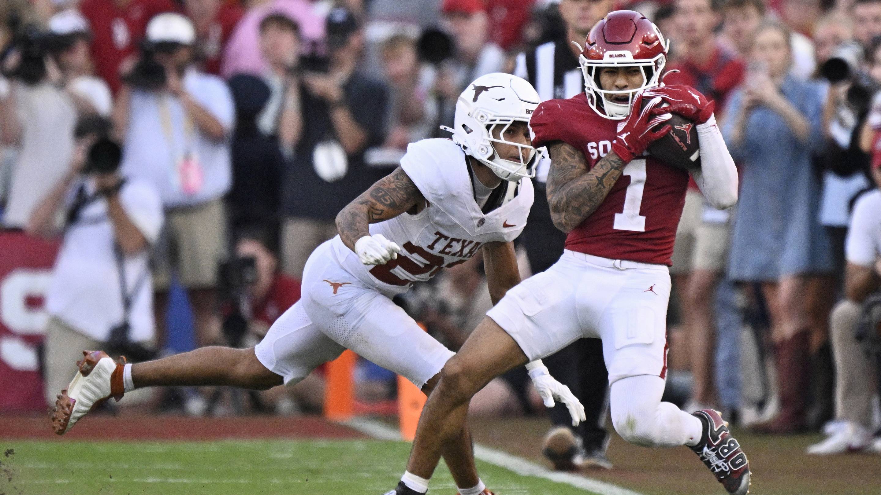 'Impressive' Oklahoma WR Isaiah Sategna Delivered in the Biggest Moment in the Cotton Bowl