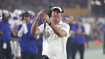 Kansas football head coach Lance Leipold