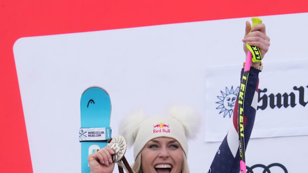 A photo of Lindsey Vonn - ski racer