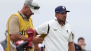 Golfer Bryson Dechambeau on the 15th hole during the third round of The 153rd Open Championship golf tournament