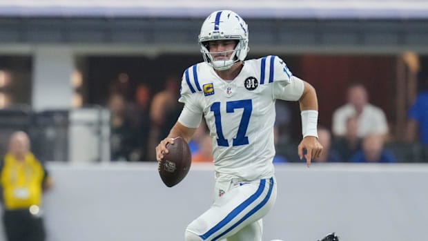 Indianapolis Colts quarterback Daniel Jones