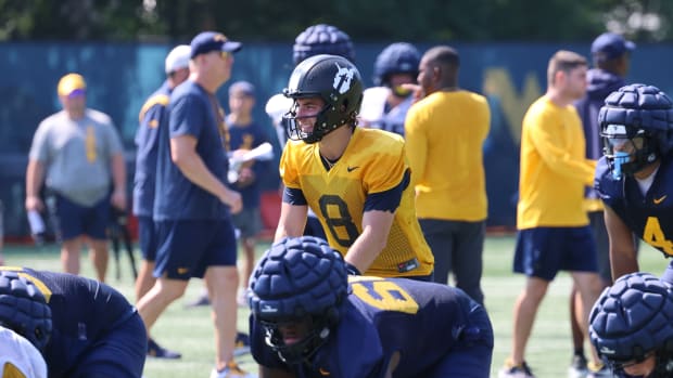 West Virginia University quarterback Nicco Marchiol