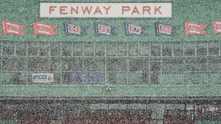 Fenway Park Snow