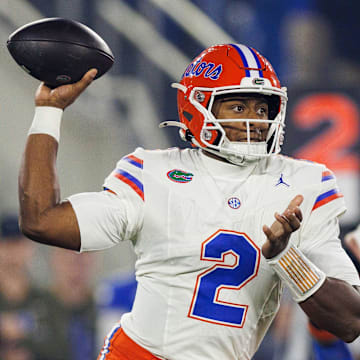 Florida Gators quarterback DJ Lagway was benched against Kentucky after throwing three interceptions in the first half.
