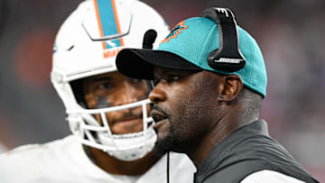 Former Miami Dolphins head coach Brian Flores