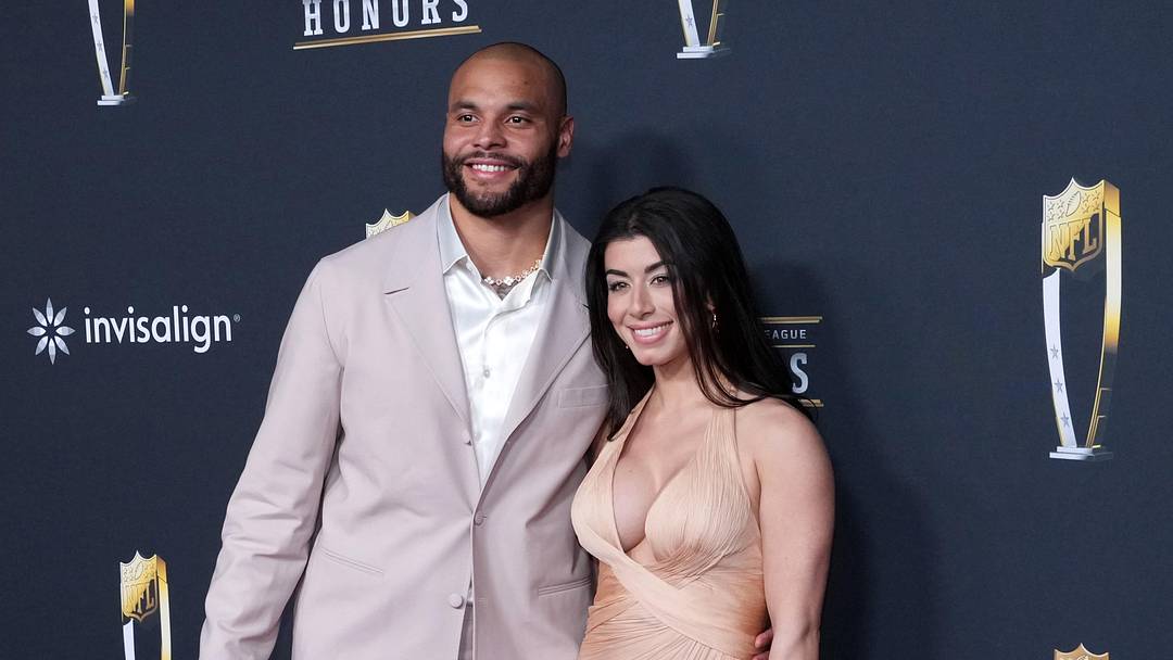 Dallas Cowboys quarterback Dak Prescott and wife Sarah Jane Ramos