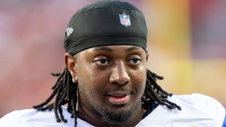 Los Angeles Rams linebacker Nick Hampton (6). Mandatory Credit: Kyle Terada-Imagn Images