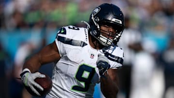 Seattle running back Kenneth Walker III 