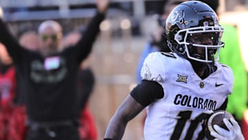 Colorado's LaJohntay Wester scores a touchdown against Texas Tech in a Big 12 football game Saturday, Nov. 9, 2024, at Jones AT&T Stadium.
