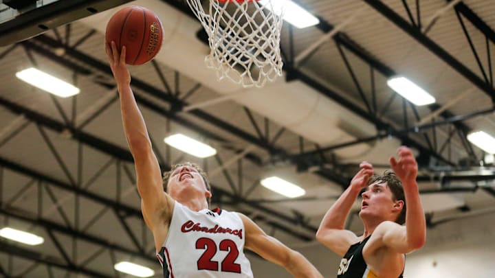 Tristan Smith (22) and Chadwick take on Wheatland in a Missouri boys Class 1 semifinal at 2 p.m. Friday, March 14, 2025. Tristan Smith (22) and Chadwick take on Wheatland in a Missouri boys Class 1 semifinal at 2 p.m. Friday, March 14, 2025.