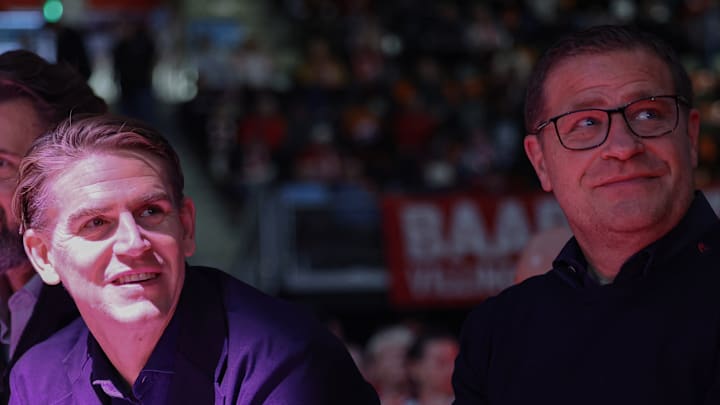 Christoph Freund (l.) und Max Eberl Christoph Freund (l.) und Max Eberl