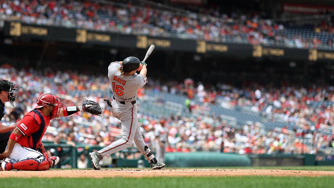 Bet on Coby Mayo to hit a home run against the Red Sox on Thursday afternoon.