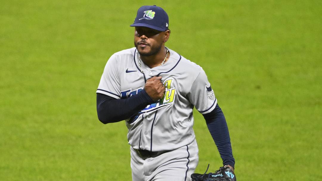 Freddy Peralta is on the verge of heading to the World Series with the Tampa Bay Rays. Freddy Peralta is on the verge of heading to the World Series with the Tampa Bay Rays.