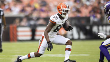 Cleveland Browns wide receiver Jamari Thrash