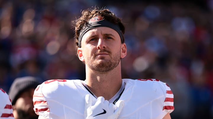 San Francisco 49ers tight end Jake Tonges (88)