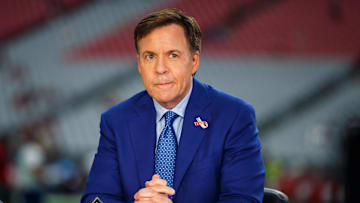 Sep 11, 2016; Glendale, AZ, USA; NFL Sunday Night Football announcer/analyst Bob Costas during the New England Patriots game against the Arizona Cardinals.