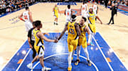 The Pacers will return to Indianapolis with a 2–0 lead after winning both games in New York. 