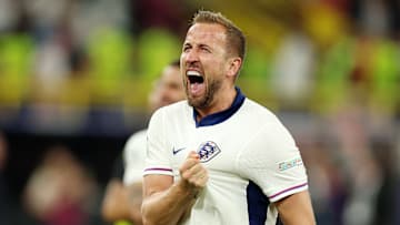 Bayern Munich star Harry Kane celebrating England's win against Netherlands in the Euro semi-final.