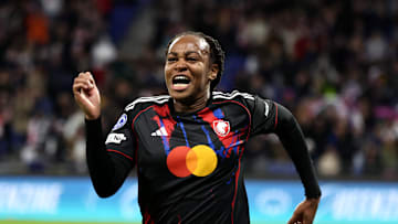Marie-Antoinette Katoto et l'OL Lyonnes ont éliminé le VfL Wolfsburg en quarts de finale retour de Ligue des Champions