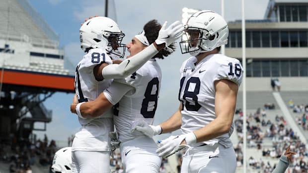 Nittany Lions wide receiver Lyrick Samuel