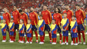 L'équipe d'Espagne en finale de l'Euro 2024