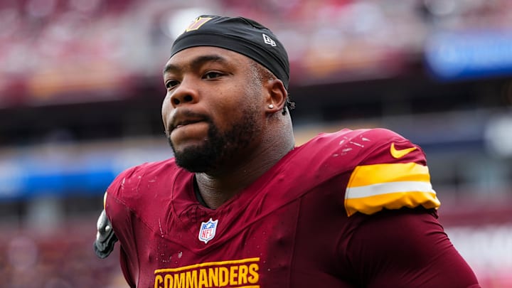 Washington Commanders defensive tackle Daron Payne