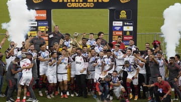 Grande parte do elenco do Flamengo participou das conquistas do Campeonato Carioca em 2019, 2020 e 2021. Atletas buscarão o tetra em 2022.