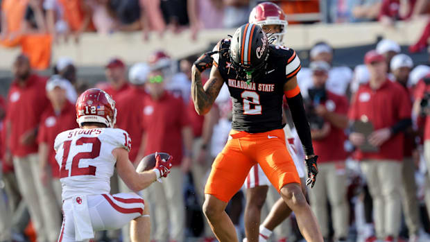 Oklahoma State CB Korie Black is the final New York Giants draft pick.
