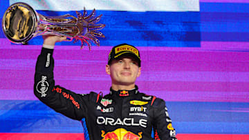 Max Verstappen cuando ganó el Gran Premio de Arabia Saudita de la Fórmula 1 en 2024