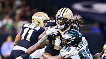 Saints running back Alvin Kamara found himself bottled up last week in loss to Philadelphia, and Atlanta may just mimic what Eagles did.