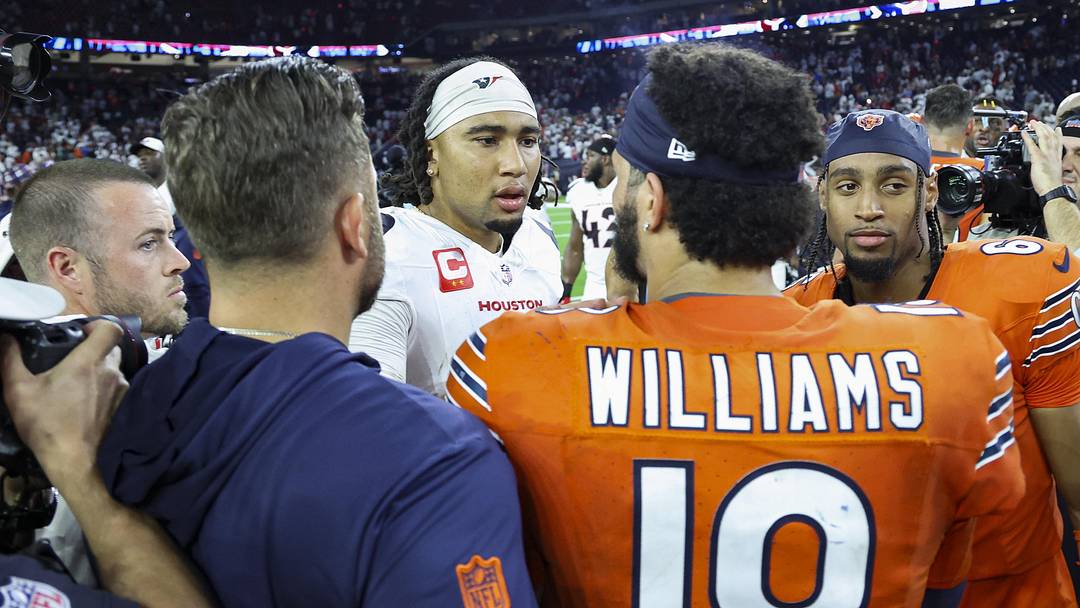 The so-called "little bro" moment after Caleb Williams lost his second NFL game to Houston and C.J. Stroud.