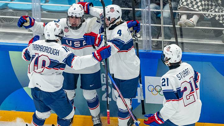 2026 NHL Draft prospect JP Hurlbert while playing for Team USA
