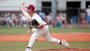 Tuttle's Hunter Watson struck out 21 batters in a no-hit victory over Bridge Creek this week. Watson is committed to the University of Oklahoma.