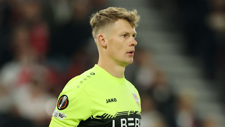 Alexander Nübel hat in Leipzig einen Bock geschossen Alexander Nübel hat in Leipzig einen Bock geschossen