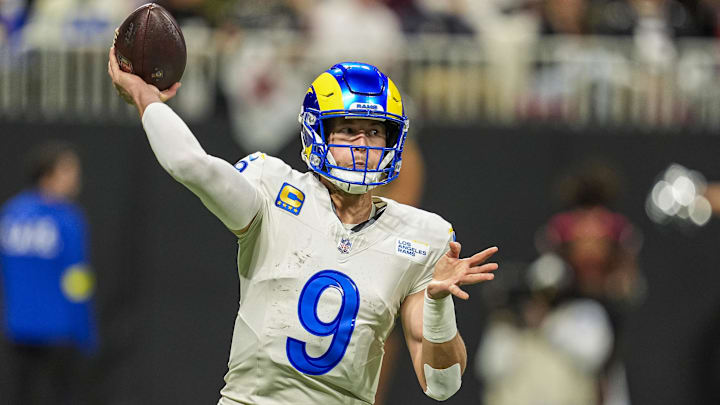 Los Angeles Rams quarterback Matthew Stafford may have lost the MVP race after a rough outing against the Falcons on Monday night. 