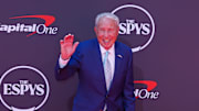 Jul 16, 2025; Los Angeles, CA, USA; Lee Corso on the red carpet before the ESPYS at The Dolby Theatre. 