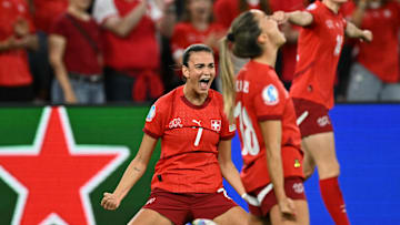 Riola Xhemaili's last-minute goal kept the host country alive.