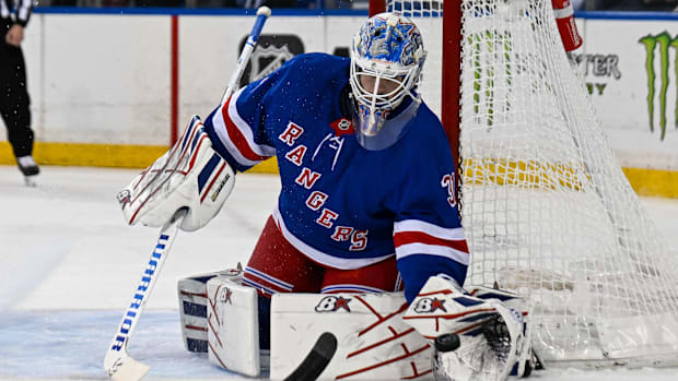 New York Rangers goaltender Igor Shesterkin