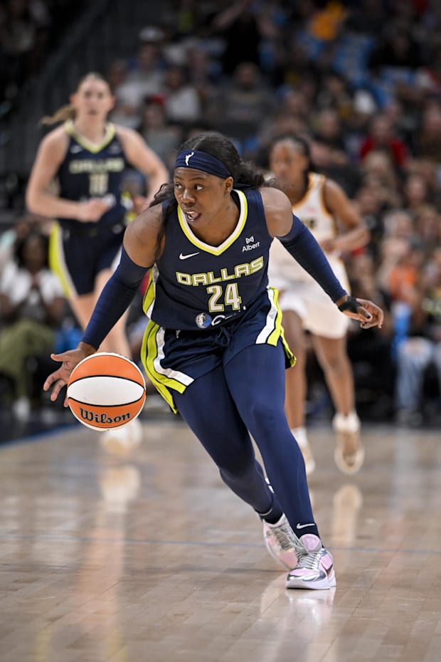 Dallas Wings guard Arike Ogunbowale