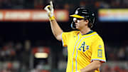 Oakland first baseman Nick Kurtz is a great prop target on Aug. 12.