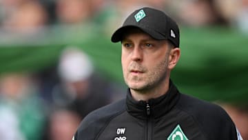 Ole Werner noch für Werder Bremen an der Seitenlinie. Trainiert er in der kommenden Saison RB Leipzig?