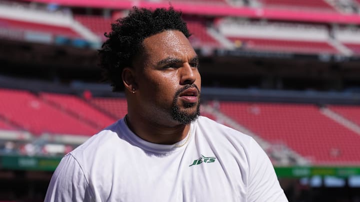 New York Jets guard Alijah Vera-Tucker