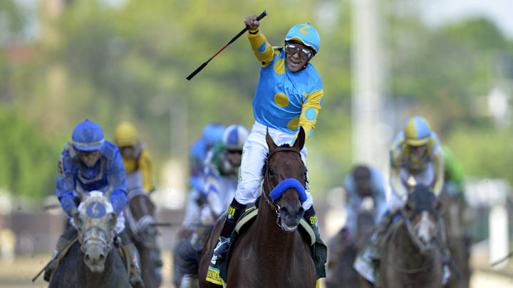 American Pharoah in 2015 became the first horse to win the Triple Crown since Affirmed in 1978. American Pharoah in 2015 became the first horse to win the Triple Crown since Affirmed in 1978.
