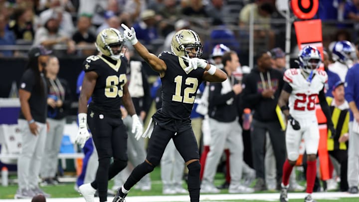 New Orleans Saints wide receiver Chris Olave