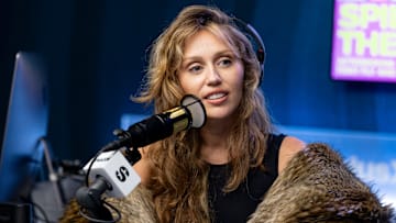 Miley Cyrus Visits The SiriusXM Studios in Los Angeles