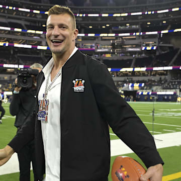 Rob Gronkowski during No. 24 UNLV's 24–13 win over California in the LA Bowl on Dec. 18, 2024.