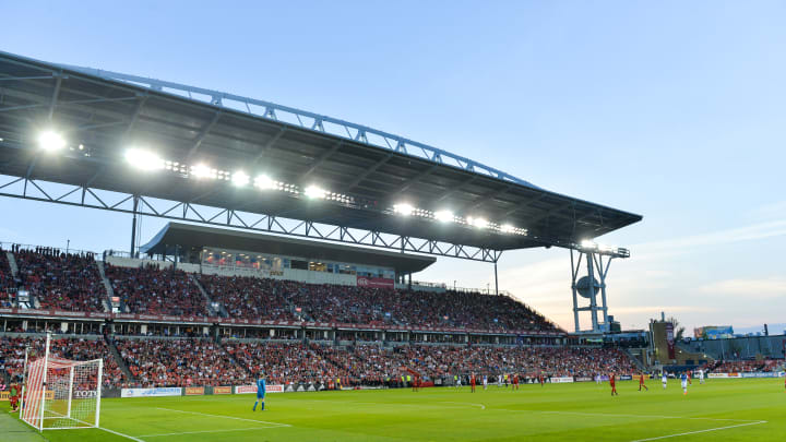 General view at the BMO Field during 2018 MLS Regular Season...