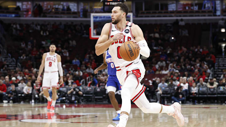 Zach LaVine is averaging 21.7 points per game during the 2024-25 season.