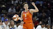 Connecticut Sun guard Marina Mabrey is a player to fade in the prop market on Monday.